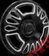 03-913 Arlen Ness Front Speaker Grills Black Deep Cut
