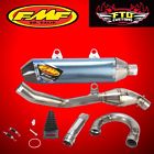 045609 Fmf Racing Factory Rct System Megabomb Header Blue Anodized Carbon