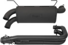 08-306-cb Bikeman Performance Ceramic Black Double Barrel Full Exhaust Systems