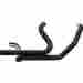 550-0143 09-13 S Cycle Power Tune Duals Head Pipes Blk Harley Flhtcu Ultra Classic Glide