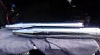 16763 Vance Hines Chrome Twin Slash Round Slip On Mufflers Harley