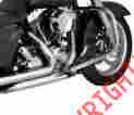 16829 Vance Hines Dresser Dual Header System Chrome