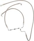 1741-3985 Drag Specialties Extended Length Stainless Steel Brake Line Kits