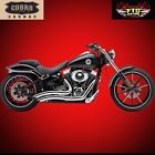 1800-1629 Cobra Usa Speedster Short Swept Chrome Exhaust For Breakout Models