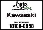 18100-0558 Kawasaki Kx Body Assembly Muffler New Oem 725984190973