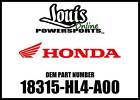 18315-hl4-a00 Honda Pioneer Sxs Rear Muffler Cover New Oem 766856346494