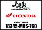 18345-mcs-760 Honda St Muffler Cover New Oem 757480938179