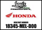 18345-mel-d00 Honda Cb Muffler Protector New Oem 757480970780