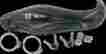1861-0376 Ymb24 Moose Racing Pipe Guard By E Line For 4-stroke Exhaust