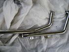 1979b Mystery Pair Harley 2 Chrome Bell Tip Straight Drag Pipes Trumpets