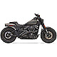1800-2242 1s21fb Bassani Black Sweeper Radius Exhaust For Hd Softail
