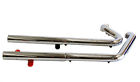 649008 2 Pipe Softail Power Exhaust System Custom Chrome