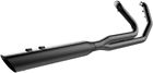 200740 Khrome Werks Headers With Mufflers Black Slant Cut