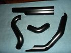 2010-2016 Harley Davidson Touring Oem Matte Black Exhaust Header Head Pipe Heat Shields