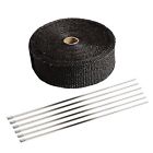 250-ct Pro Series Universal Black Exhaust Wrap With Metal Cable Ties