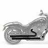 2876424-266 Victory Motorcycle Stage Shotgun Pipes With Shields Only Black