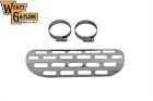 30-0109 Manufacturing Exhaust Heat Shield Universal Chopper Dyna Softail Bagger Hugger