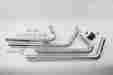 30-1538 Vance-hines Vance Hines Chrome Staggered Big Shots For Harley Softails 1986-2011