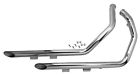 31-90016 Kcint Chrome Slash Cut Drag Pipes For Harley Sportster Models