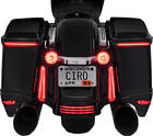 40038 Ciro Bag Blades Lights Led Red Harley
