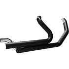 502000850 Khrome Werks Black Into Dual Header System Flht