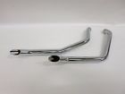5281 Custom Cycle 1-3 4 New Gooseneck Drag Pipes For Harley Evo Fxr 1984-1994