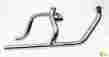 599174 735-1 Paughco Crossover Dual Headpipes For Harley Fl 70-84