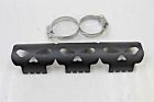 63020b Be Black Skull Heat Shield Long For Harley Davidson Motorcycles