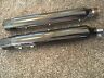 64900732 64900731 Lt Rt Harley Davidson Screamin Eagle Cvo Black Chrome Mufflers Touring
