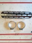 65203-84 Harley Davidson Perforated Slotted Exhaust Pipe Heat Shield Boot Guard