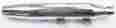 65380-90 Harley Davidson Chrome Exhaust Pipe Muffler For Har Fxf1340