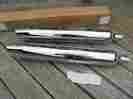 65546-98a Unbranded Slash Down Cut Slip On Muffler Harley Davidson 1995-2013 Flh Flt