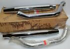 65554-79 Harley Fx Exhaust Header Pipes Mufflers Nos