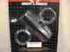 18-02kbk 666739 Tucker Rocky Harley 6 Black Heat Shield Universal W 2 Clamps