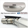 6695118852173 Unbranded Titanium Look Motorcycle Exhaust Muffler Heat Shield