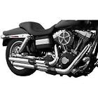 669518 Crusher By Kuryakyn Power Cell Softail Dual Exhaust Black Chrome