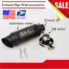 7121314381449 Unbranded Us Shipping Inlet Motorcycle Exhaust Pipe Muffler 7121314381449 Unbranded Us Shipping Inlet Motorcycle Exhaust Pipe Muffler