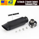7121314383818 Unbranded Exhaust Muffler Silencer Slip On Matt Black 7121314383818 Unbranded Exhaust Muffler Silencer Slip On Matt Black