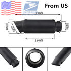 7121314386147 Unbranded High Quality Motorcycle Black Exhaust Muffler Pipe
