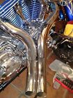 719b2r Paughco Exhaust Drag Pipe Set Straight End For Harley Davidson