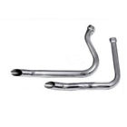 722a Paughco Chrome Goose Style Exhaust Pipes Harley Swingarm Panhead