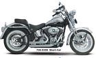 726-925sb Paughco Black Exhaust System Softail