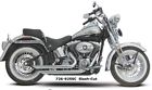 726-925scb Paughco Black Exhaust System Softail