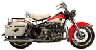 735f Paughco Chrome True Dual Headpipes Electric Start Harley Flh Panshovel