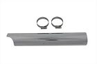 76979 2 Chrome Lower Exhaust Heat Shield For Harley Davidson Motorcycles By