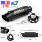 7723050662525 Unbranded Universal Inlet Motorcycle Bike Exhaust Pipe Muffler