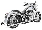 82-00202 Freedom Exhaust Performance Sharktail True Dual System Softail Models Chro