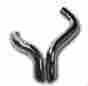 650364 86-15 Santee Chrome Heat Shields For 2 Laf Pipes Harley Softail Models