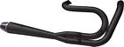 930-01006 Sawicki Speed Shop Stainless Black Exhaust Systems Harley Softail