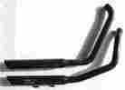 953-0414 Mac New Harley Black Ceramic Mufflered Pipes For Evolution V2 Big Twins